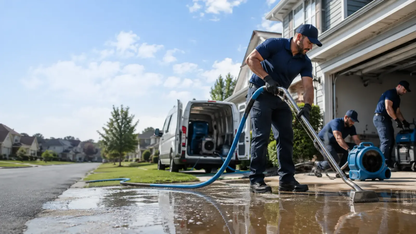 Flood Damage Restoration in Newport Coast, CA